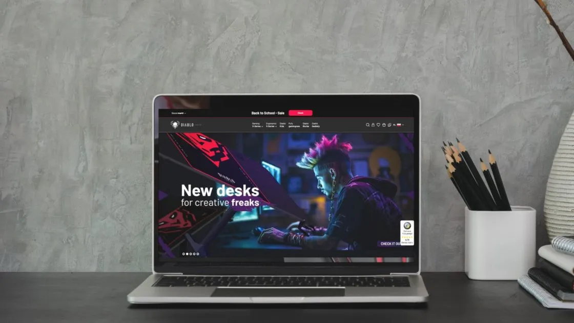 Diablo Chairs store on Magento 2, market version